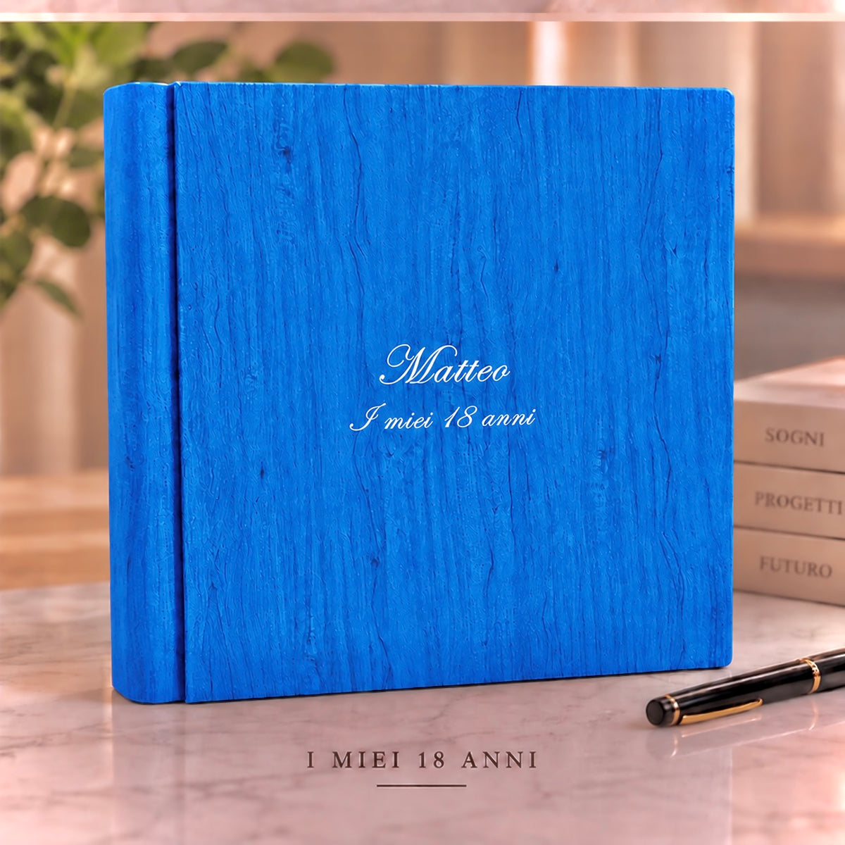 Album Fotografico Personalizzato 23×23 cm – 40 Fogli, 80 Facciate