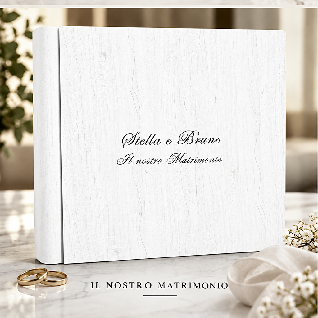 Album Fotografico Personalizzato 23×23 cm – 40 Fogli, 80 Facciate