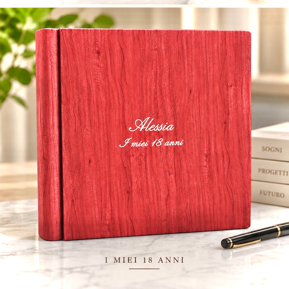 Album Fotografico Personalizzato 23×23 cm – 40 Fogli, 80 Facciate