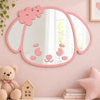 Specchio Cagnolina per Cameretta Bambini in Legno – 50×35 cm
